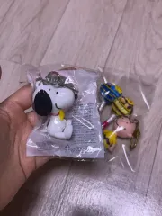 1+1 バニラコ SNOOPY ミニ ミラー フィギュア キーホルダー 新品