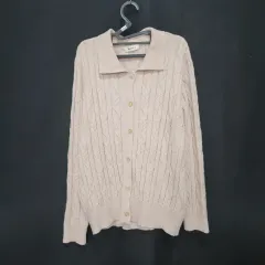 0236 ボニスト ケーブル ニット セーター カーディガン R2 サイズ