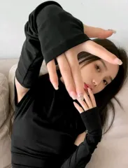 紫外線ブロック y2k アームウォーマー 出品 (2 color)(新品)