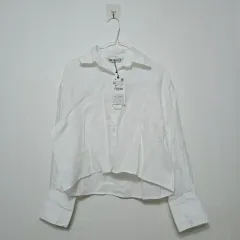 ZARA(ザラ) ZARA リネン 白 シャツ 袖口 夏 新品 xs