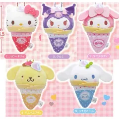 正規品サンリオ パフェ ぬいぐるみ キーホルダー ガチャ