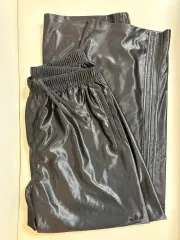 XL adidas track pants black