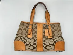 ★NO L2K-6336★COACH コーチ トートバッグ シグネチャー ベージュ★