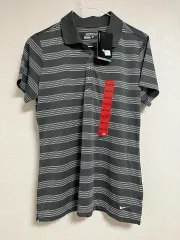 新品 NIKE(ナイキ) ゴルフ ストライプ 半袖Tシャツ M
