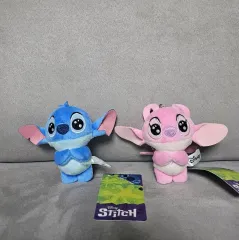 #正規品# ディズニー スティッチ エンジェル キーチェーン キーホルダー ぬいぐるみ バッグホルダー 鍵ホルダー