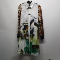 プリント ロング シャツ ONE PIECE パータン ミックス80サイズ レディース 夏 258131