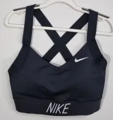 XS) NIKE ブラック スポーツブラ ブラトップ