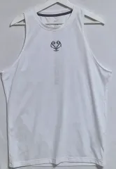 L ） UNDER ARMOUR(アンダーアーマー) 白 ノースリーブ