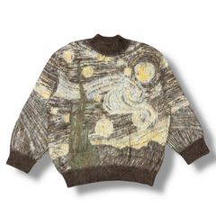 22AW Kota Gushiken ゴッホ 星月夜ニット サイズ2 タグ付き - メルカリ