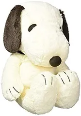 【中古-非常に良い】ピーナッツ ハグハグ ぬいぐるみ Lサイズ スヌーピー モカ 座高37cm
