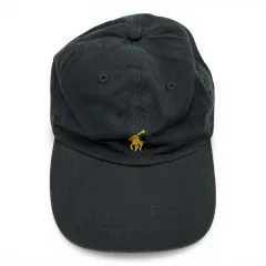 ポロ ラルフローレン ポニー ベースボールキャップ ブラック