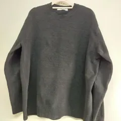 黒色ラウンドネック ニットセーター サイズ100 冬 59187