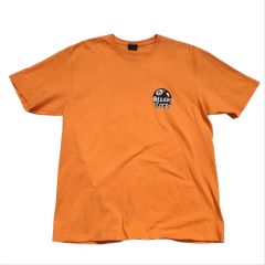 STUSSY 8ボール 半袖Tシャツ オレンジ