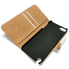 【新品】 iPod touch 5/6 用フリップ手帳タイプケース(B)(ホワイト) 1