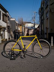 キャノンデールフレーム Q-RING スピナジー650c別のカーボンフォーク付