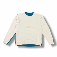 SOPHNET. 23SS SWITCHING COLOR CREWNECK SWEAT スイッチング カラークルーネックスウェット トレーナー ソフネット SOPH-230060 キナリ/ブルーグリーン XL （12872M）のサムネイル