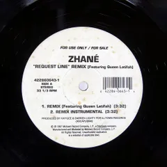 US盤 ZHANE/REQUEST LINE (REMIX)/MOTOWN 4228606431 12