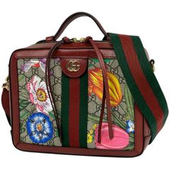 GUCCI GGスプリーム フローラ 2WAYバッグ - メルカリ