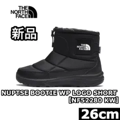 新品 正規品 ノースフェイス NUPTSE BOOTIE WP LOGO SHORT NF52280 KW 8 26cm ブラック