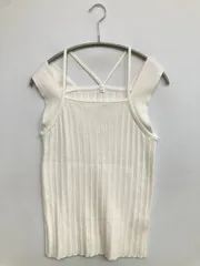 ノースリーブ M ホワイト