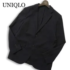 UNIQLO ユニクロ 春夏 SLIM FIT 感動ジャケット★ アンコン テーラード ジャケット Sz.S メンズ 紺 ネイビー