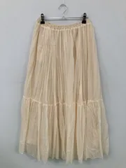 earth music&ecology アースミュージックアンドエコロジー ロングスカート F アイボリー