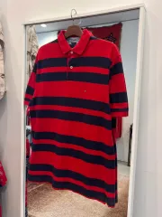 Tommy Hilfiger Tommy Hilfiger(トミーヒルフィガー) ストライプ ポロTシャツ pk 半袖 Tシャツ