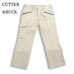 CUTTER&BUCK カッター＆バック ゴルフ 通年★ ストレッチ シンチバック ストライプ カーゴ スラックス パンツ Sz.85 メンズのサムネイル