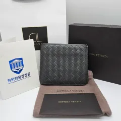 正規品 ボッテガ・ヴェネタ 二つ折り財布 (グレー)