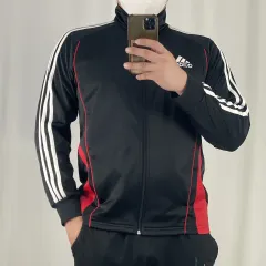 adidas(アディダス) 3本線 黒 トレーナー ジャージ 95 250802