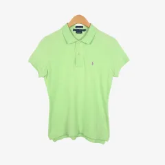 55 ポロ Ralph Lauren(ラルフローレン) ライト 緑 半袖 ポロシャツ