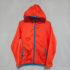 FILA フィラ オレンジ 軽量 ウィンドブレーカー ジャケット キッズ 身長120 0820