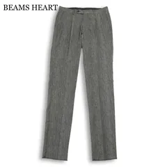 【新品 未使用】 BEAMS HEART ビームス ハート 春夏 ドットエア★ デニムプリント メッシュ スラックス パンツ Sz.M メンズのサムネイル