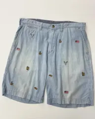 Polo ポロ Ralph Lauren(ラルフローレン) 新作 シャンブレー ハーフパンツ