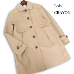 Lois CRAYON ロイスクレヨン 通年★ 総裏 ミドル トレンチ コート スプリングコート 日本製 Sz.M レディースのサムネイル