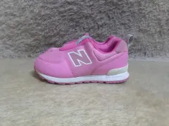 170 ニューバランス 574 ピンク キッズ スニーカー 中古 靴