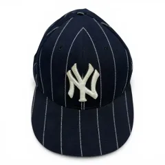 56cm) ニューエラ NEW ERA ニューヨーク・ヤンキース ニューヨーク・ヤンキース ストライプ ピン キャップ ネイビー