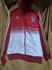アディダス レッド 金色 FCバイエルン・ミュンヘン トラックジャージ ジップアップジャージ