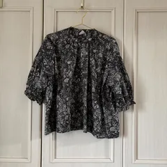 46 ツハル TSUHARU × リバティ LIBERTY サマンサモスモス sm2 星座 総柄 ブラウス シャツ トップス お呼ばれ デート オフィスカジュアル フォーマル かわいい 上品 可愛い