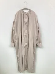 frames RAY CASSIN フレームスレイカズン シャツワンピース F ベージュ 無地 長袖 ロング・マキシ丈