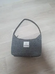 EMIS エミス HOBO BAG CHECK ブラック