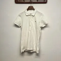 LACOSTE(ラコステ) (女性) PK 白 ポロ シャツ