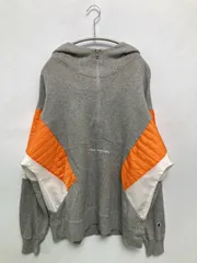 Champion チャンピオン パーカー S グレー コットン 無地 ジップアップ 長袖