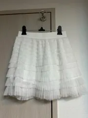 ピンク パイナップル レース スカート 新品 FREE