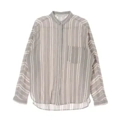 ZARA ZARA(ザラ) レディース ライト グレー ストライプ ブラウス L