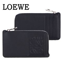 正規店購入】LOEWE ジップアラウンドウォレット ブラック - メルカリ
