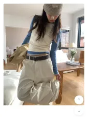 REETKEEM BASE ROUND SLEEVELESS ノースリーブ バター