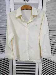 (新品)R刺繍 オーバーサイズ シャツ