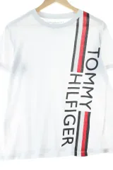 （ XL ） Tommy Hilfiger(トミーヒルフィガー) 半袖 Tシャツ 白 オールドスクール- 140FB