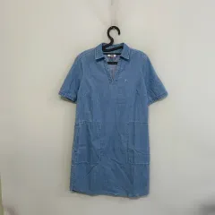Tommy Hilfiger(トミーヒルフィガー) 半袖 デニム ワンピース